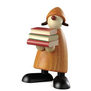 Gratulantin Lilly mit Büchern