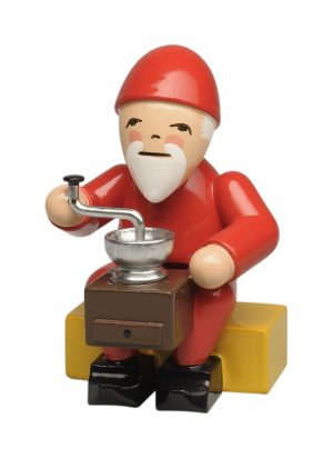 Heinzelmännchen mit Kaffeemühle 5243/4