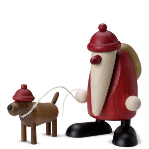 Weihnachtsmann m.Dackel Waldemar