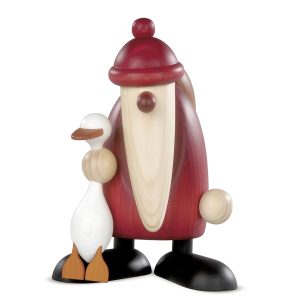 Weihnachtsmann mit Gans Auguste groß