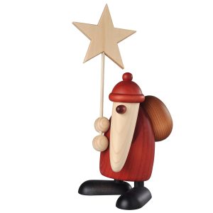 Weihnachtsmann mit Stern groß