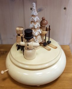 Spieldose-Schneemann
