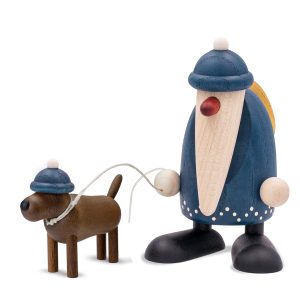 Köhler Weihnachtsmann mit Hund