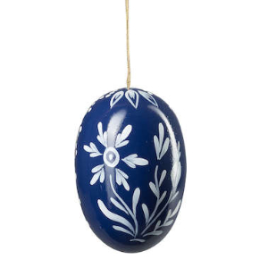 Osterei groß - Motiv Kornblume