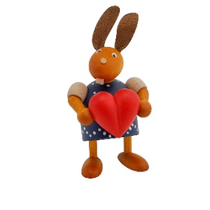 Hase mit Herz