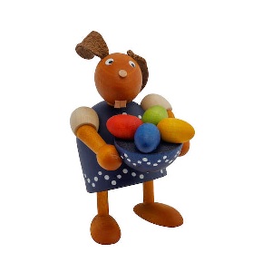 Hase mit Osternest
