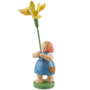 Blumenkind Mädchen mit Iris  5248/28