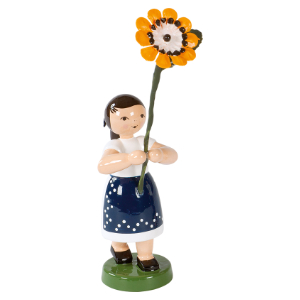 Blumenmädchen mit Sumpfdotterblume