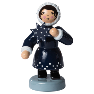 Wintermädchen mit Stern