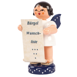 Bürgelengel mit Wunschzettel